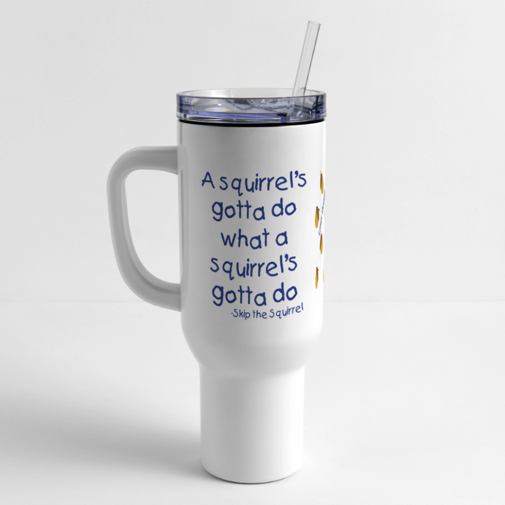 40 oz Travel Tumbler - white