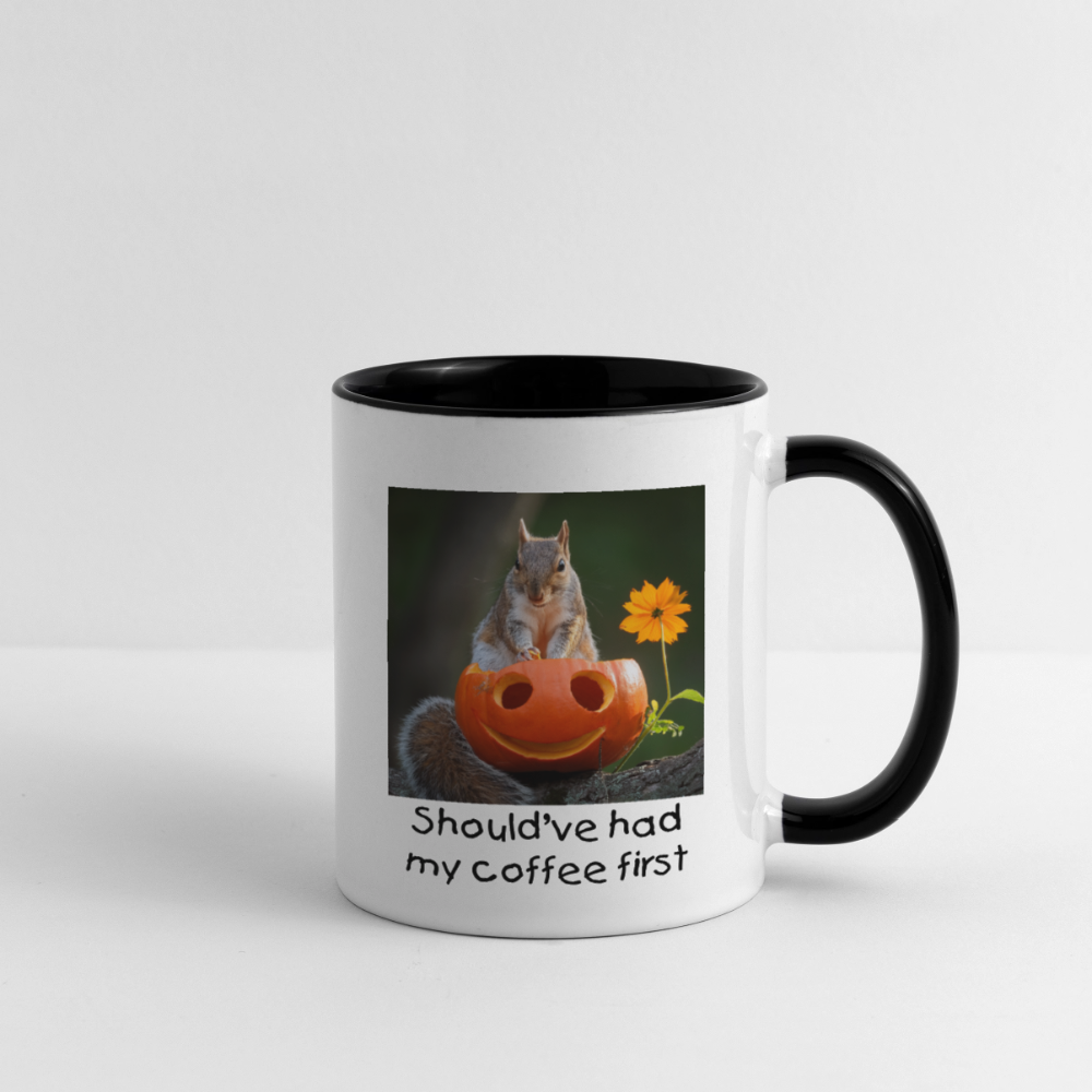 Contrast Coffee Mug - white/black