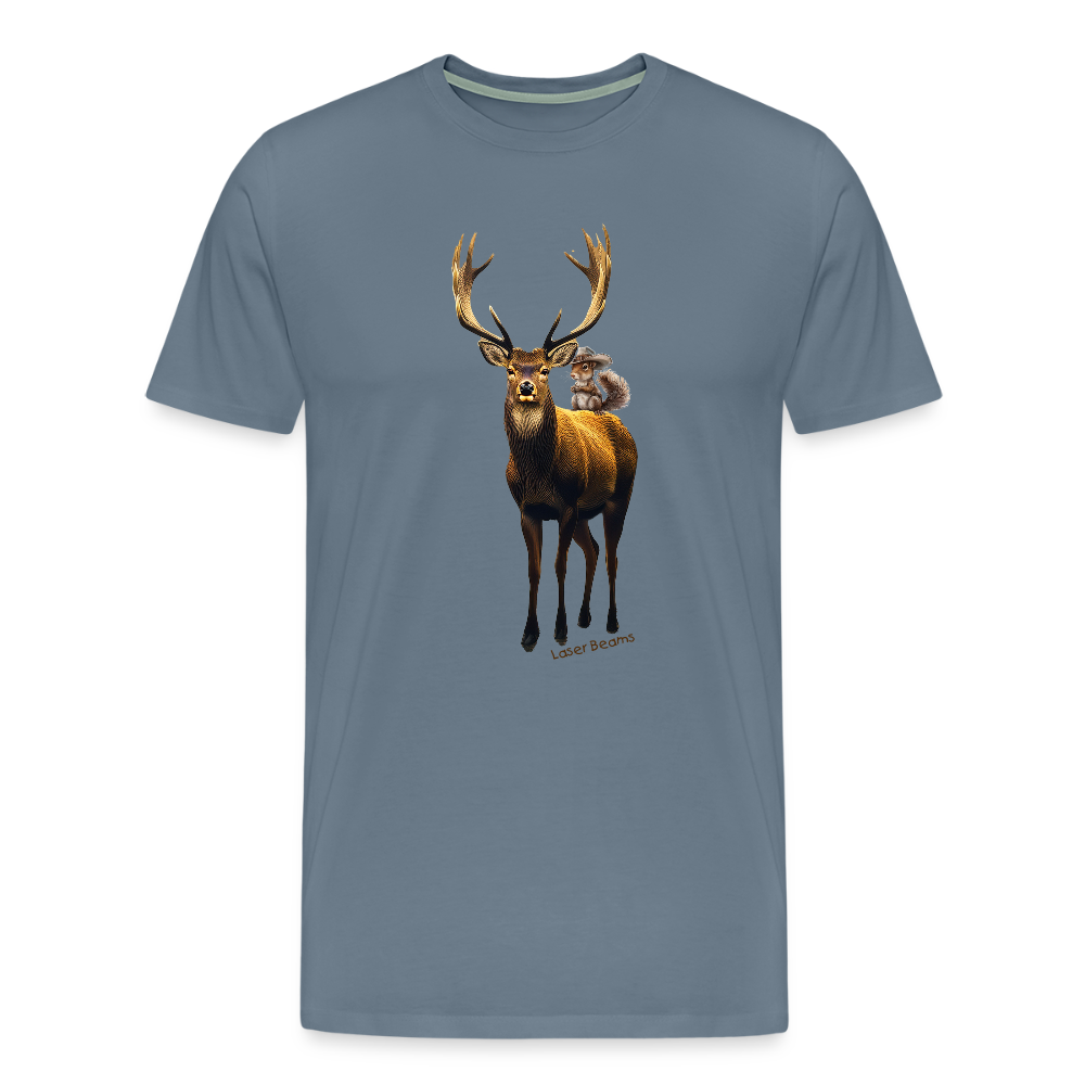 Men's Premium T-Shirt - steel blue