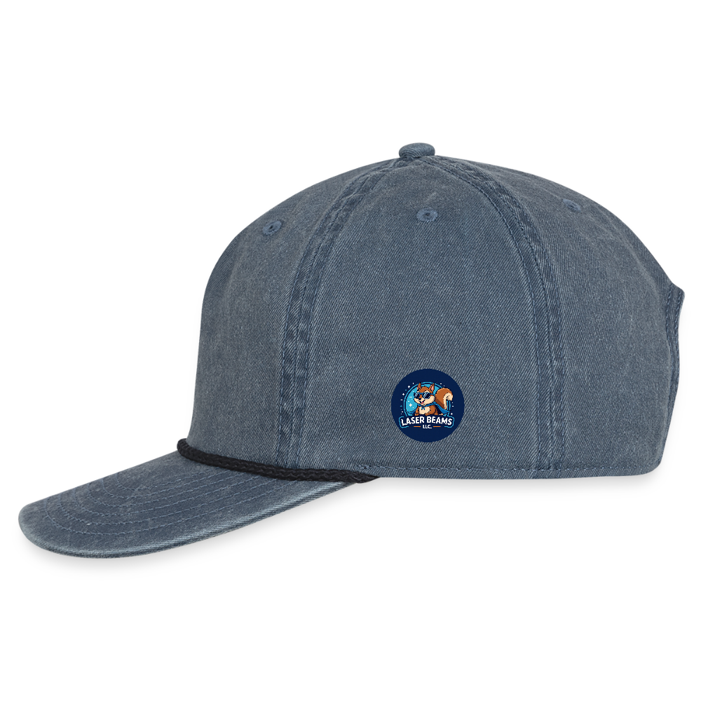Vintage Washed Rope Cap - washed navy