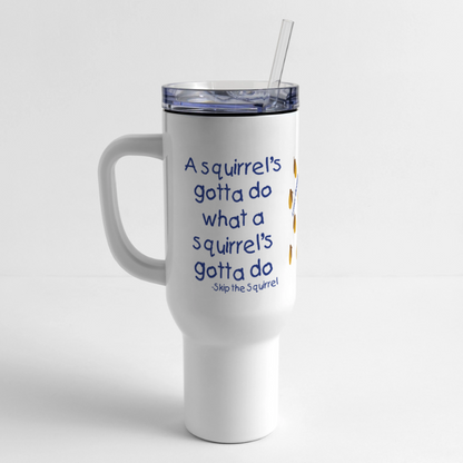 40 oz Travel Tumbler - white