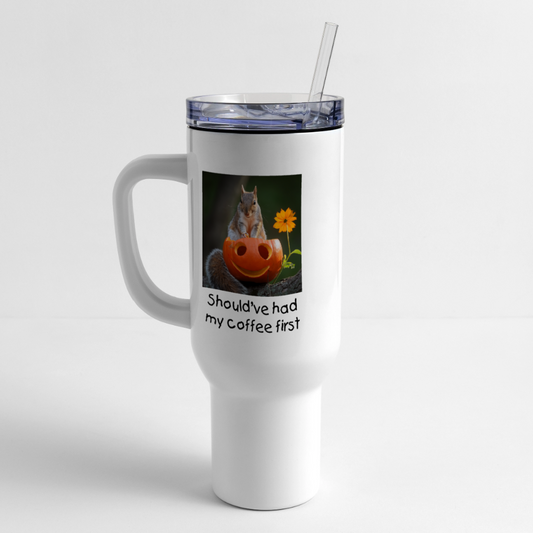 40 oz Travel Tumbler - white