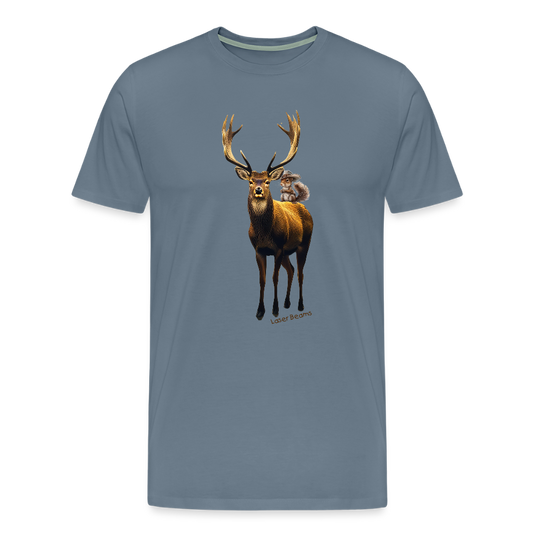 Men's Premium T-Shirt - steel blue