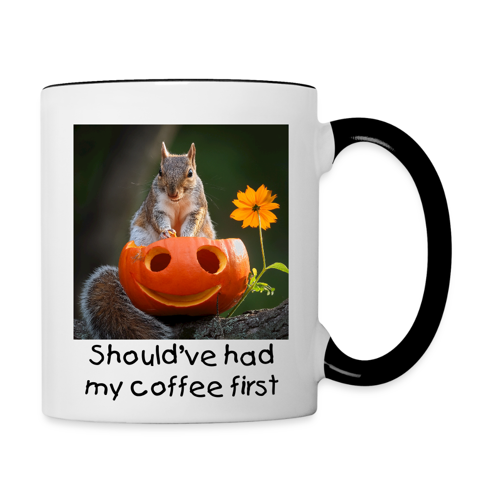 Contrast Coffee Mug - white/black