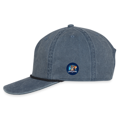 Vintage Washed Rope Cap - washed navy